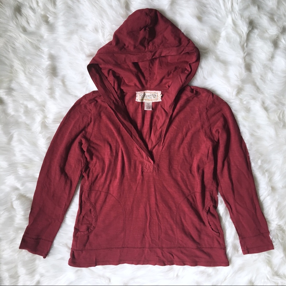 Aventura V-Neck Organic Cotton Hoodie